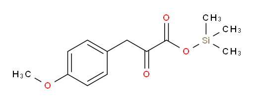 trimethylsilyl 3-(4-methoxyphenyl)-2-oxopropanoate