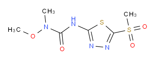 1-methoxy-1-methyl-3-(5-(methylsulfonyl)-1,3,4-thiadiazol-2-yl)urea