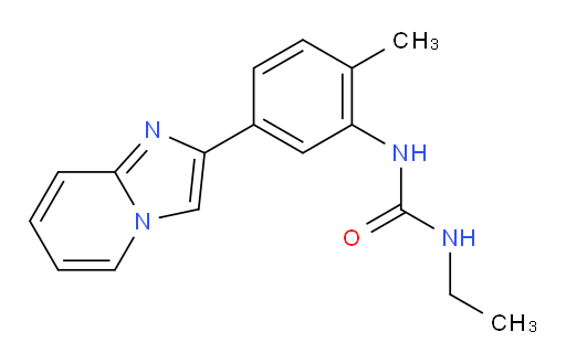 1-ethyl-3-(5-(imidazo[1,2-a]pyridin-2-yl)-2-methylphenyl)urea