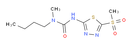 1-butyl-1-methyl-3-(5-(methylsulfonyl)-1,3,4-thiadiazol-2-yl)urea