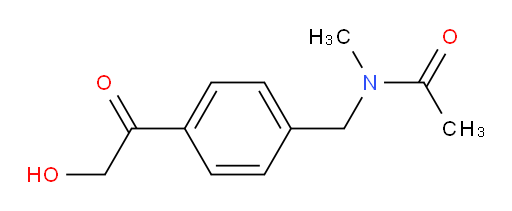 N-(4-(2-hydroxyacetyl)benzyl)-N-methylacetamide