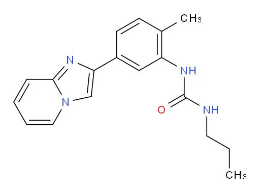 1-(5-(imidazo[1,2-a]pyridin-2-yl)-2-methylphenyl)-3-propylurea