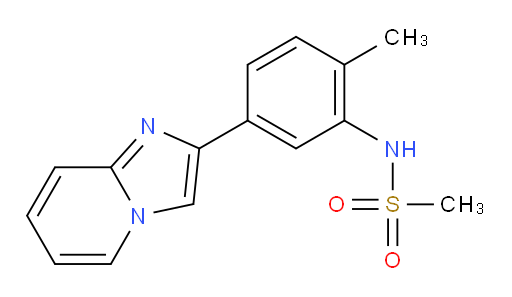 N-(5-(imidazo[1,2-a]pyridin-2-yl)-2-methylphenyl)methanesulfonamide