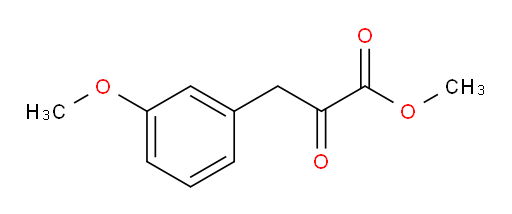 methyl 3-(3-methoxyphenyl)-2-oxopropanoate