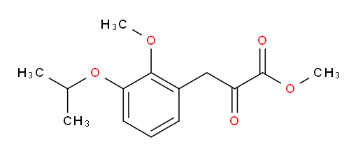 methyl 3-(3-isopropoxy-2-methoxyphenyl)-2-oxopropanoate