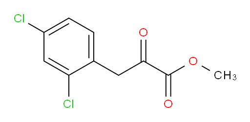 methyl 3-(2,4-dichlorophenyl)-2-oxopropanoate