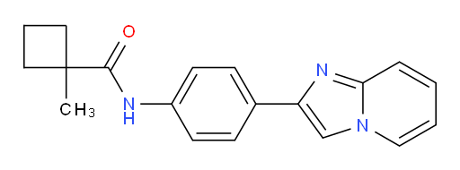 N-(4-(imidazo[1,2-a]pyridin-2-yl)phenyl)-1-methylcyclobutanecarboxamide