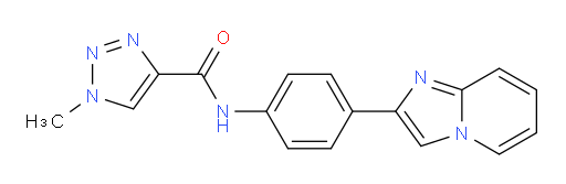 N-(4-(imidazo[1,2-a]pyridin-2-yl)phenyl)-1-methyl-1H-1,2,3-triazole-4-carboxamide