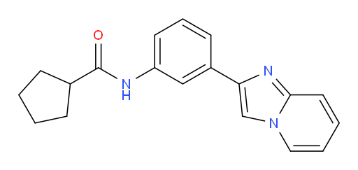 N-(3-(imidazo[1,2-a]pyridin-2-yl)phenyl)cyclopentanecarboxamide