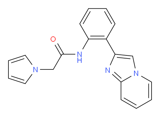 N-(2-(imidazo[1,2-a]pyridin-2-yl)phenyl)-2-(1H-pyrrol-1-yl)acetamide