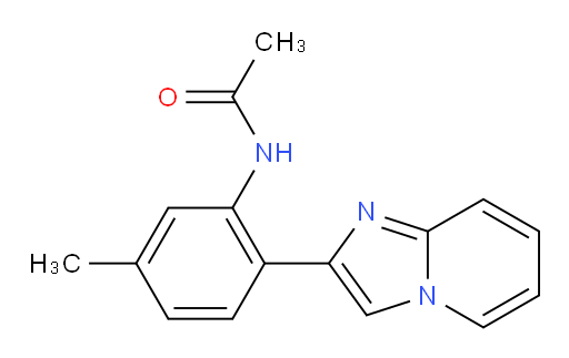 N-(2-(imidazo[1,2-a]pyridin-2-yl)-5-methylphenyl)acetamide