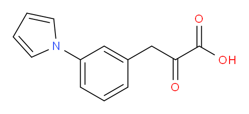 3-(3-(1H-pyrrol-1-yl)phenyl)-2-oxopropanoic acid