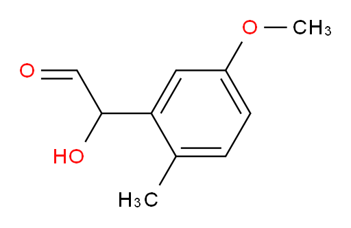 2-hydroxy-2-(5-methoxy-2-methylphenyl)acetaldehyde