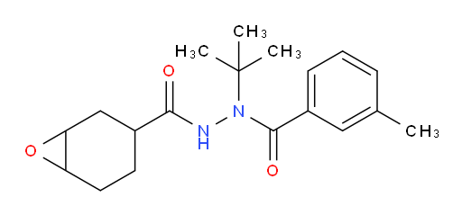 N'-(tert-butyl)-N'-(3-methylbenzoyl)-7-oxabicyclo[4.1.0]heptane-3-carbohydrazide