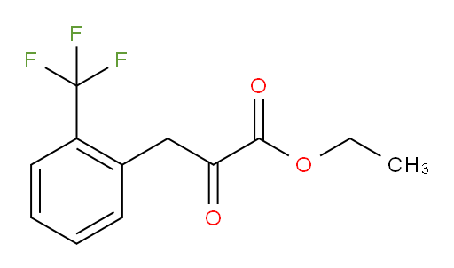 ethyl 2-oxo-3-(2-(trifluoromethyl)phenyl)propanoate