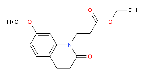 ethyl 3-(7-methoxy-2-oxoquinolin-1(2H)-yl)propanoate