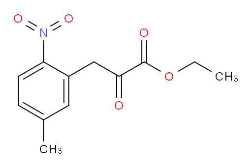 ethyl 3-(5-methyl-2-nitrophenyl)-2-oxopropanoate