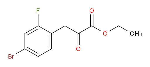 ethyl 3-(4-bromo-2-fluorophenyl)-2-oxopropanoate
