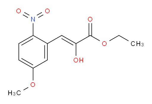 (Z)-ethyl 2-hydroxy-3-(5-methoxy-2-nitrophenyl)acrylate
