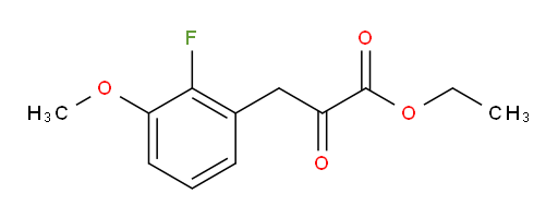 ethyl 3-(2-fluoro-3-methoxyphenyl)-2-oxopropanoate
