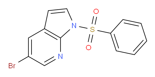 5-bromo-1-(phenylsulfonyl)-1H-pyrrolo[2,3-b]pyridine