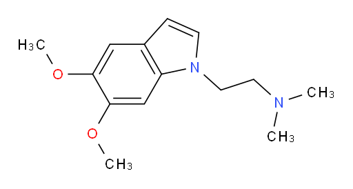 2-(5,6-dimethoxy-1H-indol-1-yl)-N,N-dimethylethanamine