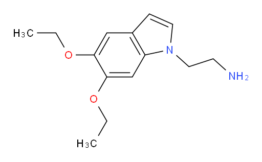 2-(5,6-diethoxy-1H-indol-1-yl)ethanamine