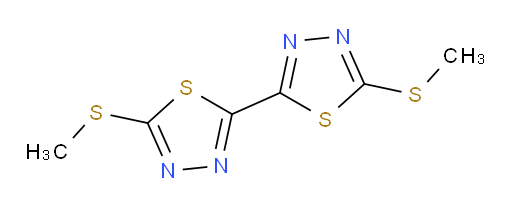 5,5'-bis(methylthio)-2,2'-bi(1,3,4-thiadiazole)