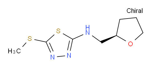 (R)-5-(methylthio)-N-((tetrahydrofuran-2-yl)methyl)-1,3,4-thiadiazol-2-amine