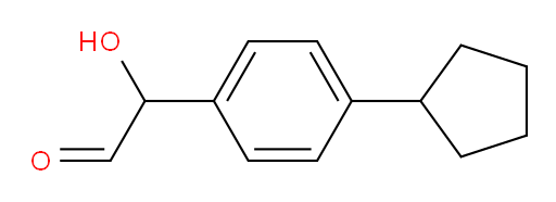 2-(4-cyclopentylphenyl)-2-hydroxyacetaldehyde