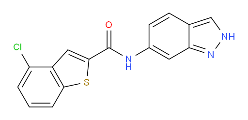 4-chloro-N-(2H-indazol-6-yl)benzo[b]thiophene-2-carboxamide