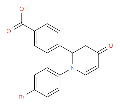 4-(1-(4-bromophenyl)-4-oxo-1,2,3,4-tetrahydropyridin-2-yl)benzoic acid