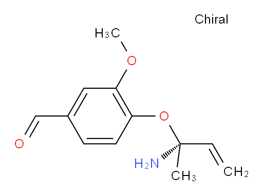 (R)-4-((2-aminobut-3-en-2-yl)oxy)-3-methoxybenzaldehyde