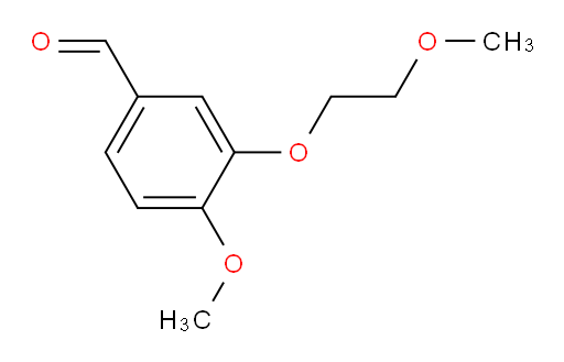4-methoxy-3-(2-methoxyethoxy)benzaldehyde