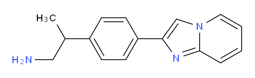 2-(4-(imidazo[1,2-a]pyridin-2-yl)phenyl)propan-1-amine