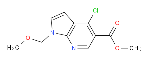 methyl 4-chloro-1-(methoxymethyl)-1H-pyrrolo[2,3-b]pyridine-5-carboxylate