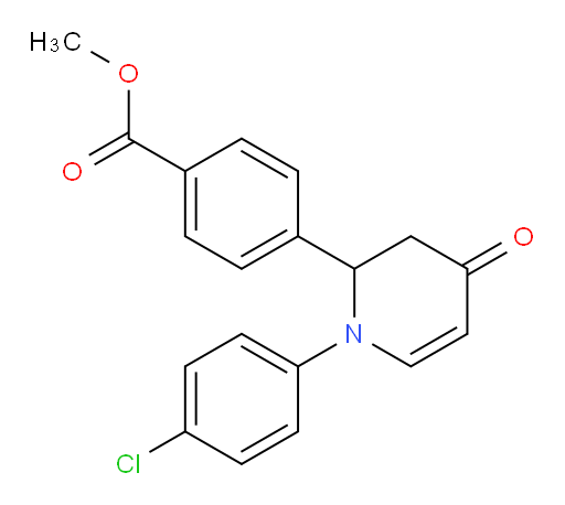 methyl 4-(1-(4-chlorophenyl)-4-oxo-1,2,3,4-tetrahydropyridin-2-yl)benzoate