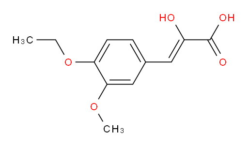 (Z)-3-(4-ethoxy-3-methoxyphenyl)-2-hydroxyacrylic acid