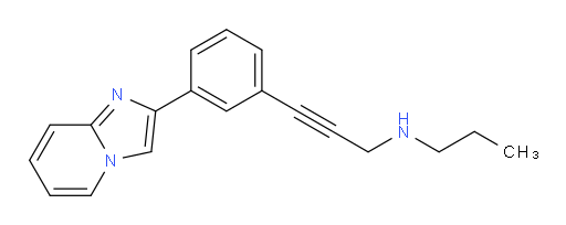 3-(3-(imidazo[1,2-a]pyridin-2-yl)phenyl)-N-propylprop-2-yn-1-amine