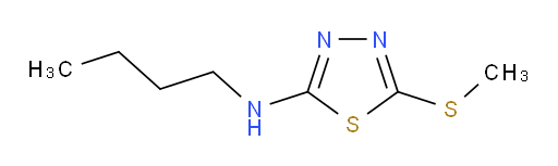 N-butyl-5-(methylthio)-1,3,4-thiadiazol-2-amine