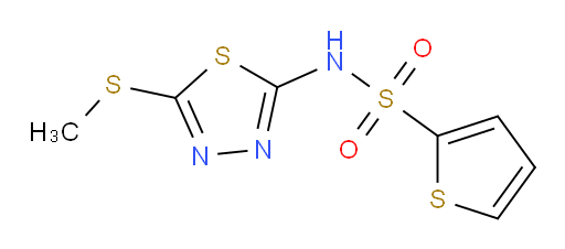 N-(5-(methylthio)-1,3,4-thiadiazol-2-yl)thiophene-2-sulfonamide