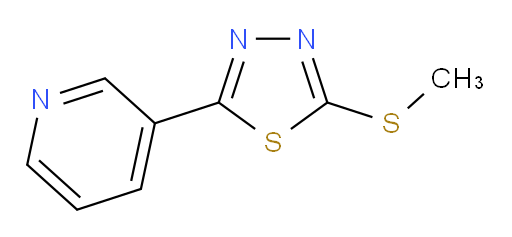 2-(methylthio)-5-(pyridin-3-yl)-1,3,4-thiadiazole