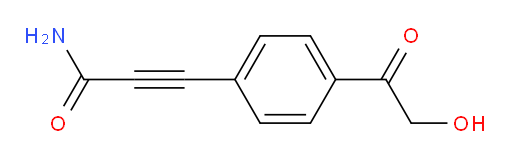 3-(4-(2-hydroxyacetyl)phenyl)propiolamide