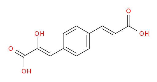 (Z)-3-(4-((E)-2-carboxyvinyl)phenyl)-2-hydroxyacrylic acid