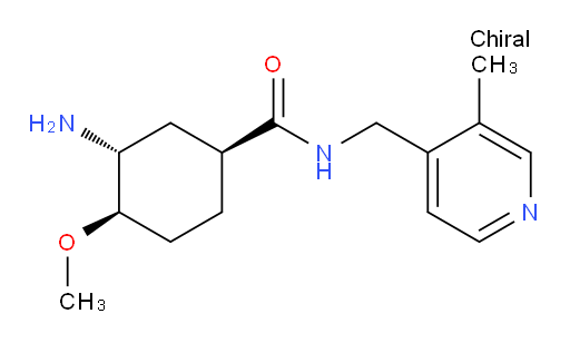 (1S,3R,4R)-3-amino-4-methoxy-N-((3-methylpyridin-4-yl)methyl)cyclohexanecarboxamide