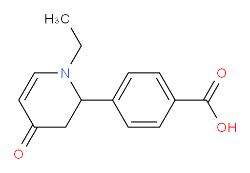 4-(1-ethyl-4-oxo-1,2,3,4-tetrahydropyridin-2-yl)benzoic acid