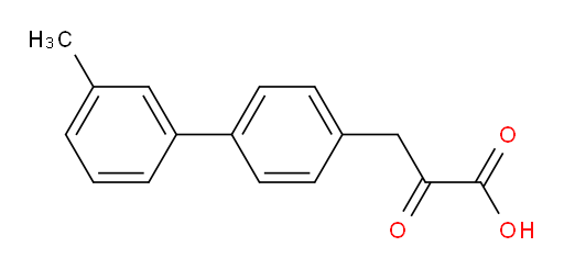 3-(3'-methyl-[1,1'-biphenyl]-4-yl)-2-oxopropanoic acid