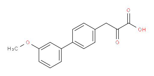 3-(3'-methoxy-[1,1'-biphenyl]-4-yl)-2-oxopropanoic acid