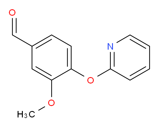 3-methoxy-4-(pyridin-2-yloxy)benzaldehyde
