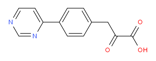 2-oxo-3-(4-(pyrimidin-4-yl)phenyl)propanoic acid